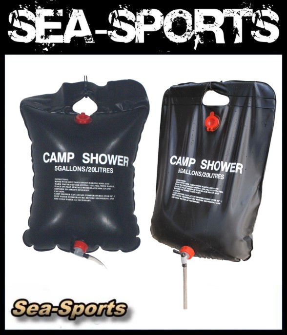 Solardusche Campingdusche 20 Liter Wassersack 20L Camping dusche 5 Galon  Seaplorer, Ausrüstung, Wasser
