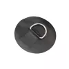 schwarzer Nirosta D-Ring 25mm Beschlag Durchmesser 90mm Schwarz rund Grabner