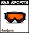SHplus Rapid Skibrille schwarz Gläser orange Snowboardbrille Kinderskibrille Jugendskibrille