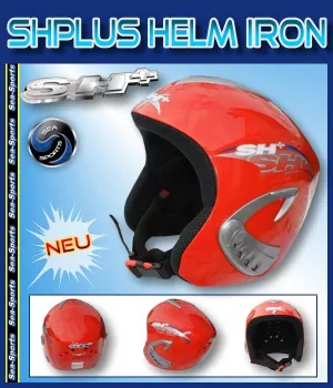 Gr. L SHplus Iron Skihelm und Snowboardhelm für Wintersportler in Rot