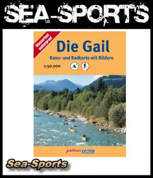 Die Gail Rad- und Kajakführer Landkarte ISBN-978-3-89961-098-7