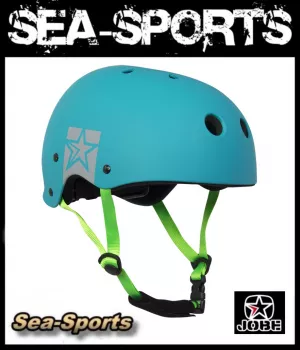 Gr.S Blauer Helm für Wakeboard Kitesurfen Kajak Jobe Slam Helmet Blue Gr.S 54-55cm