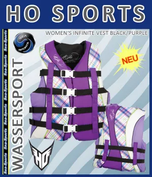 HO-Sports Infinite Damen Prallschutz Weste Purple