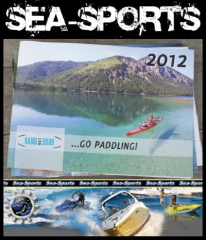 Kanu out Door Wassersportkatalog 2012 in gedruckter Form, f. Boot, Bekleidung, Paddel uvm.