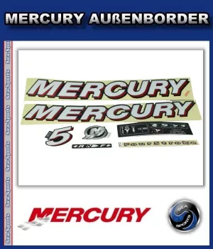 Aufkleberset Mercury 5PS