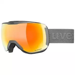 Randlose Skibrille Snowboardbrille UVEX Herren Brille Downhill 2100 CV Rahmen Band rhino mat Scheibe SL orange-orange