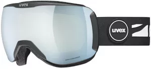 Randlose Skibrille Snowboardbrille UVEX Herren Brille Downhill 2100 CV Rahmen Band schwarz Scheibenspiegel weiss Scheibendurchsichtfarbe grün